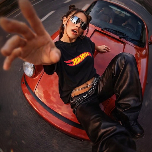 HotMess | Oversized printed tshirt for Her | Kaafi Cool Collection